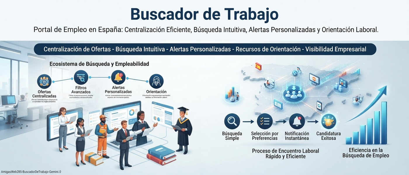 Buscador de Trabajo es un portal privado de empleo, Formación Agrupación Web Plataforma Negocio Empresa Formativa Capacitativa Educativa Instructiva Ocupaciones Labores Experiencias Títulos Estudios Investigadores Investigadoras Técnicos Técnicas Capacidades Trabajar . . . 