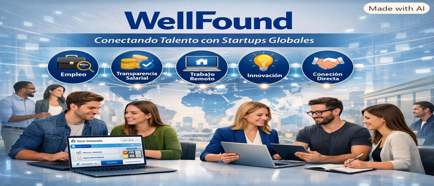 WellFound es la evolución de AngelList Talent, Agrupación Empresa Web Plataforma Dirigente Instructiva Formativa Capacidades Entrenar Ocupaciones Empleos Análisis Investigaciones Formadores